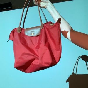 Longchamp red tote!